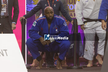 04/02/2024 - Teddy RINER (FRA) won against Alisher YUSUPOV (UZB) in semi final +100kg men category during the Paris Grand Slam 2024, IJF Judo event, 50th anniversary, on February 4, 2024 at Accor Arena in Paris, France - JUDO - PARIS GRAND SLAM 2024 - JUDO - CONTATTO