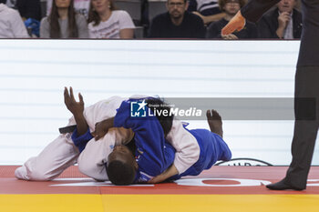 2024-02-04 - NGAYAP HAMBOU MAXIME GAEL (FRA) (A.M ASNIERES 92) lost against HAJIYEV Eljan (AZB) in -90kg men category men category during the Paris Grand Slam 2024, IJF Judo event, 50th anniversary, on February 4, 2024 at Accor Arena in Paris, France - JUDO - PARIS GRAND SLAM 2024 - JUDO - CONTACT