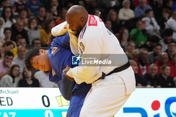 04/02/2024 - Teddy Riner of France against Jaegu Youn of Republic of Korea, Round 3 Men's +100 Kg during the Paris Grand Slam 2024, IJF Judo event on February 4 2024 at Accor Arena in Paris, France - JUDO - PARIS GRAND SLAM 2024 - JUDO - CONTATTO