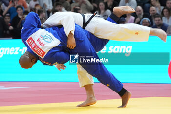 2024-02-04 - Teddy Riner of France against Alisher Yusupov of Uzbekistan, Semi-Final Men's +100 Kg during the Paris Grand Slam 2024, IJF Judo event on February 4 2024 at Accor Arena in Paris, France - JUDO - PARIS GRAND SLAM 2024 - JUDO - CONTACT