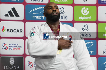 04/02/2024 - Teddy Riner of France Gold medal, Men's +100 Kg during the Paris Grand Slam 2024, IJF Judo event on February 4 2024 at Accor Arena in Paris, France - JUDO - PARIS GRAND SLAM 2024 - JUDO - CONTATTO