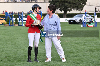 2024-05-24 - Kendra Claricia Brinkop (GER) during CSIO5* Nations Cup - 1.60m, NATIONS CUP INTESA SANPAOLO, 24 May 2024 at the Piazza di Siena in Rome, Italy. - PIAZZA DI SIENA - 91° CSIO ROMA 2024 - INTERNATIONALS - EQUESTRIAN