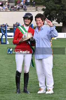 2024-05-24 - Kendra Claricia Brinkop (GER) during CSIO5* Nations Cup - 1.60m, NATIONS CUP INTESA SANPAOLO, 24 May 2024 at the Piazza di Siena in Rome, Italy. - PIAZZA DI SIENA - 91° CSIO ROMA 2024 - INTERNATIONALS - EQUESTRIAN