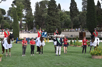 2024-05-24 - Germany win the CSIO5* Nations Cup - 1.60m, NATIONS CUP INTESA SANPAOLO, 24 May 2024 at the Piazza di Siena in Rome, Italy. - PIAZZA DI SIENA - 91° CSIO ROMA 2024 - INTERNATIONALS - EQUESTRIAN