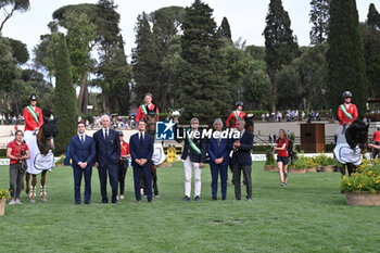 2024-05-24 - Germany win the CSIO5* Nations Cup - 1.60m, NATIONS CUP INTESA SANPAOLO, 24 May 2024 at the Piazza di Siena in Rome, Italy. - PIAZZA DI SIENA - 91° CSIO ROMA 2024 - INTERNATIONALS - EQUESTRIAN