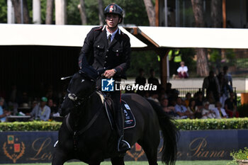 2024-05-24 - Giacomo Casadei (ITA) - Marbella du Chabli during CSIO5* Nations Cup - 1.60m, NATIONS CUP INTESA SANPAOLO, 24 May 2024 at the Piazza di Siena in Rome, Italy. - PIAZZA DI SIENA - 91° CSIO ROMA 2024 - INTERNATIONALS - EQUESTRIAN