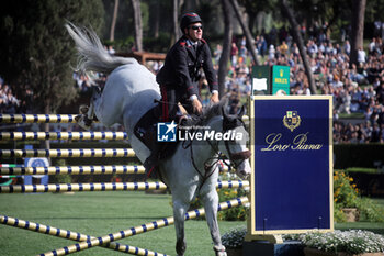 25/05/2024 - Rome, Italy 25.05.2024: Emanuele Gaudino (Italy) win CSIO 5 Six Bars LORO PIANA (262,3)- 1.60 m - 20000 Euro, at PIazza di Siena in Rome. - PIAZZA DI SIENA - 91° CSIO ROMA 2024 - INTERNAZIONALI - EQUITAZIONE