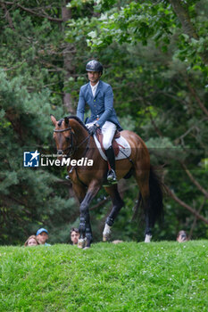 20/07/2024 - EASY STAR DE TALMA and Steve GUERDAT during the Jumping International de Dinard 2024, CSI 5 Equestrian event on 20 July 2024 at Centre Equestre du Val Porée in Dinard, France - EQUESTRIAN - JUMPING INTERNATIONAL DE DINARD 2024 - INTERNAZIONALI - EQUITAZIONE