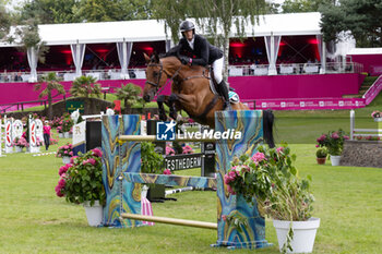 20/07/2024 - Kevin Staut and DIALOU BLUE PS during the Jumping International de Dinard 2024, CSI 5 Equestrian event on 20 July 2024 at Centre Equestre du Val Porée in Dinard, France - EQUESTRIAN - JUMPING INTERNATIONAL DE DINARD 2024 - INTERNAZIONALI - EQUITAZIONE