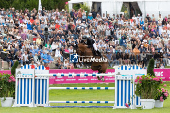 20/07/2024 - JARINA J and Pieter DEVOS during the Jumping International de Dinard 2024, CSI 5 Equestrian event on 20 July 2024 at Centre Equestre du Val Porée in Dinard, France - EQUESTRIAN - JUMPING INTERNATIONAL DE DINARD 2024 - INTERNAZIONALI - EQUITAZIONE