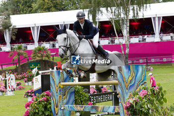 20/07/2024 - ERMES DU NOE and Francois Xavier BOUDANT during the Jumping International de Dinard 2024, CSI 5 Equestrian event on 20 July 2024 at Centre Equestre du Val Porée in Dinard, France - EQUESTRIAN - JUMPING INTERNATIONAL DE DINARD 2024 - INTERNAZIONALI - EQUITAZIONE