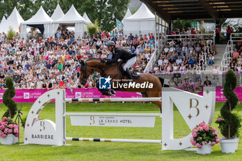 20/07/2024 - ESTRELLA DE LA BATIA and Julien GONIN during the Jumping International de Dinard 2024, CSI 5 Equestrian event on 20 July 2024 at Centre Equestre du Val Porée in Dinard, France - EQUESTRIAN - JUMPING INTERNATIONAL DE DINARD 2024 - INTERNAZIONALI - EQUITAZIONE