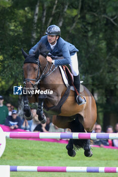 2024-07-21 - Venard De Cerisy - Steve Guerdat - World Rk.#4, CSI grand Prix Rolex de la ville de Dinard, during the Jumping International de Dinard 2024, CSI 5 Equestrian event on 21 July 2024 at Centre Equestre du Val Porée in Dinard, France - EQUESTRIAN - JUMPING INTERNATIONAL DE DINARD 2024 - INTERNATIONALS - EQUESTRIAN