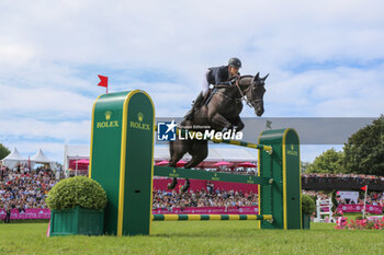 2024-07-21 - Eic Cooley Jump The Q – Max kühner - World Rk.#3, CSI grand Prix Rolex de la ville de Dinard, during the Jumping International de Dinard 2024, CSI 5 Equestrian event on 21 July 2024 at Centre Equestre du Val Porée in Dinard, France - EQUESTRIAN - JUMPING INTERNATIONAL DE DINARD 2024 - INTERNATIONALS - EQUESTRIAN