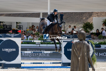 2024-08-31 - Eduardo Alvares Aznar on Made In't Ruytershof, of the first place team Madrid in Motion, during the first round of the Longines Global Champions League - RIDING LONGINES GLOBAL CHAMPIONS LEAGUE ROME 2024 - INTERNATIONALS - EQUESTRIAN