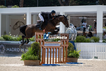 2024-08-31 - Eduardo Alvares Aznar on Made In't Ruytershof, of the first place team Madrid in Motion, during the first round of the Longines Global Champions League - RIDING LONGINES GLOBAL CHAMPIONS LEAGUE ROME 2024 - INTERNATIONALS - EQUESTRIAN