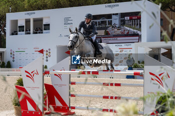 2024-08-31 - Christian Kukuk on Mumbai, of the second place team Riesembeck International, during the first round of the Longines Global Champions League - RIDING LONGINES GLOBAL CHAMPIONS LEAGUE ROME 2024 - INTERNATIONALS - EQUESTRIAN