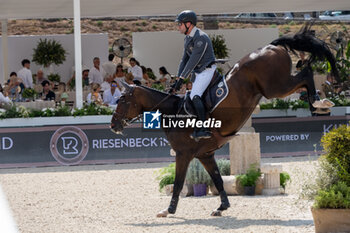 2024-08-31 - Philipp Weishaupt on Coby 8, of the second place team Riesembeck International, during the first round of the Longines Global Champions League - RIDING LONGINES GLOBAL CHAMPIONS LEAGUE ROME 2024 - INTERNATIONALS - EQUESTRIAN