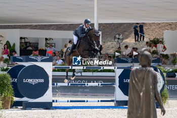 2024-08-31 - Philipp Weishaupt on Coby 8, of the second place team Riesembeck International, during the first round of the Longines Global Champions League - RIDING LONGINES GLOBAL CHAMPIONS LEAGUE ROME 2024 - INTERNATIONALS - EQUESTRIAN