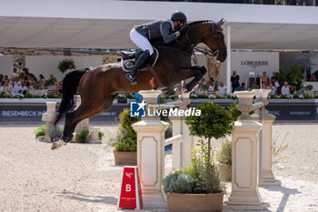 2024-08-31 - Philipp Weishaupt on Coby 8, of the second place team Riesembeck International, during the first round of the Longines Global Champions League - RIDING LONGINES GLOBAL CHAMPIONS LEAGUE ROME 2024 - INTERNATIONALS - EQUESTRIAN