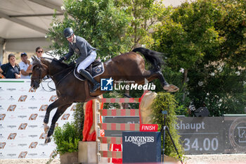 2024-08-31 - Philipp Weishaupt on Coby 8, of the second place team Riesembeck International, during the first round of the Longines Global Champions League - RIDING LONGINES GLOBAL CHAMPIONS LEAGUE ROME 2024 - INTERNATIONALS - EQUESTRIAN