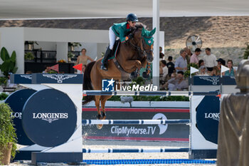 2024-08-31 - Kile Timm on Candar Mail, of the third place team Rome Gladiator, during the first round of the Longines Global Champions League - RIDING LONGINES GLOBAL CHAMPIONS LEAGUE ROME 2024 - INTERNATIONALS - EQUESTRIAN