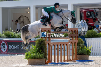 2024-08-31 - Richard Howley on Zodiak Du Buisson Z, of the third place team Rome Gladiator, during the first round of the Longines Global Champions League - RIDING LONGINES GLOBAL CHAMPIONS LEAGUE ROME 2024 - INTERNATIONALS - EQUESTRIAN