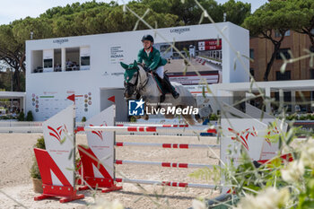 2024-08-31 - Richard Howley on Zodiak Du Buisson Z, of the third place team Rome Gladiator, during the first round of the Longines Global Champions League - RIDING LONGINES GLOBAL CHAMPIONS LEAGUE ROME 2024 - INTERNATIONALS - EQUESTRIAN