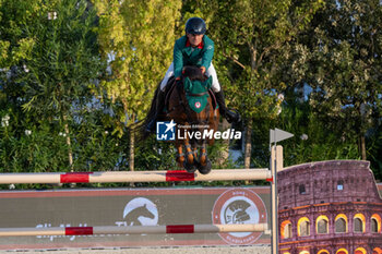 2024-08-31 - Kile Timm on Candar Mail, of the third place team Rome Gladiator, during the second round of the Longines Global Champions League - RIDING LONGINES GLOBAL CHAMPIONS LEAGUE ROME 2024 - INTERNATIONALS - EQUESTRIAN