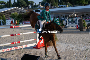 2024-08-31 - Kile Timm on Candar Mail, of the third place team Rome Gladiator, during the second round of the Longines Global Champions League - RIDING LONGINES GLOBAL CHAMPIONS LEAGUE ROME 2024 - INTERNATIONALS - EQUESTRIAN