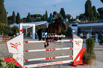 2024-08-31 - Kile Timm on Candar Mail, of the third place team Rome Gladiator, during the second round of the Longines Global Champions League - RIDING LONGINES GLOBAL CHAMPIONS LEAGUE ROME 2024 - INTERNATIONALS - EQUESTRIAN