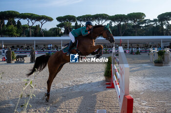 2024-08-31 - Kile Timm on Candar Mail, of the third place team Rome Gladiator, during the second round of the Longines Global Champions League - RIDING LONGINES GLOBAL CHAMPIONS LEAGUE ROME 2024 - INTERNATIONALS - EQUESTRIAN