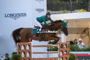 2024-08-31 - Kile Timm on Candar Mail, of the third place team Rome Gladiator, during the second round of the Longines Global Champions League - RIDING LONGINES GLOBAL CHAMPIONS LEAGUE ROME 2024 - INTERNATIONALS - EQUESTRIAN