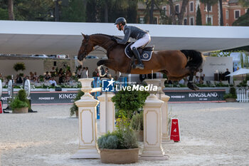 2024-08-31 - Christian Kukuk on Just Be Gentle, of the second place team Riesembeck International, during the second round of the Longines Global Champions League - RIDING LONGINES GLOBAL CHAMPIONS LEAGUE ROME 2024 - INTERNATIONALS - EQUESTRIAN