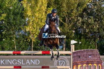 2024-08-31 - Christian Kukuk on Just Be Gentle, of the second place team Riesembeck International, during the second round of the Longines Global Champions League - RIDING LONGINES GLOBAL CHAMPIONS LEAGUE ROME 2024 - INTERNATIONALS - EQUESTRIAN