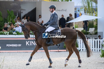 2024-08-31 - Philipp Weishaupt on Zineday, of the second place team Riesembeck International, during the second round of the Longines Global Champions League - RIDING LONGINES GLOBAL CHAMPIONS LEAGUE ROME 2024 - INTERNATIONALS - EQUESTRIAN