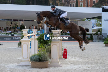 2024-08-31 - Philipp Weishaupt on Zineday, of the second place team Riesembeck International, during the second round of the Longines Global Champions League - RIDING LONGINES GLOBAL CHAMPIONS LEAGUE ROME 2024 - INTERNATIONALS - EQUESTRIAN