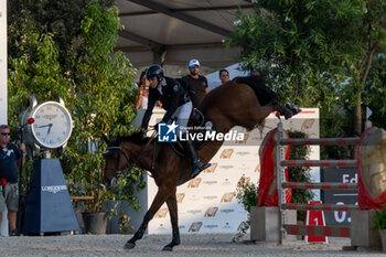 2024-08-31 - Eduardo Alvarez Aznar on Rokfeller De Pleville Bois Margot, of the first place team Madrid In Motion, during the second round of the Longines Global Champions League - RIDING LONGINES GLOBAL CHAMPIONS LEAGUE ROME 2024 - INTERNATIONALS - EQUESTRIAN