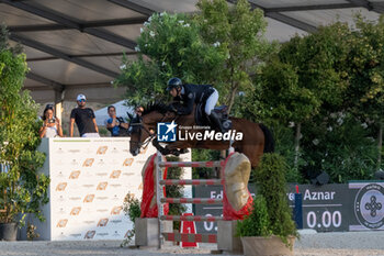 2024-08-31 - Eduardo Alvarez Aznar on Rokfeller De Pleville Bois Margot, of the first place team Madrid In Motion, during the second round of the Longines Global Champions League - RIDING LONGINES GLOBAL CHAMPIONS LEAGUE ROME 2024 - INTERNATIONALS - EQUESTRIAN