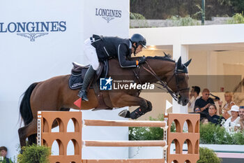 2024-08-31 - Eduardo Alvarez Aznar on Rokfeller De Pleville Bois Margot, of the first place team Madrid In Motion, during the second round of the Longines Global Champions League - RIDING LONGINES GLOBAL CHAMPIONS LEAGUE ROME 2024 - INTERNATIONALS - EQUESTRIAN