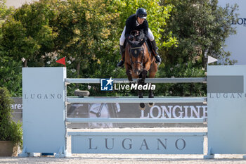 2024-09-01 - Eduardo Alvarez Aznar on Rokfeller de Pleville Bois Margot, twelfth place, during the first round of the Longines Global Champions Tour - HORSE RIDING LONGINES GLOBAL CHAMPIONS TOUR ROME 2024 - INTERNATIONALS - EQUESTRIAN