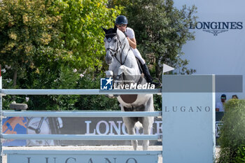 2024-09-01 - Kyle Timm on Casino Calvin, Eleventh place, during the first round of the Longines Global Champions Tour - HORSE RIDING LONGINES GLOBAL CHAMPIONS TOUR ROME 2024 - INTERNATIONALS - EQUESTRIAN