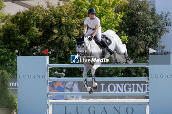 2024-09-01 - Kyle Timm on Casino Calvin, Eleventh place, during the first round of the Longines Global Champions Tour - HORSE RIDING LONGINES GLOBAL CHAMPIONS TOUR ROME 2024 - INTERNATIONALS - EQUESTRIAN