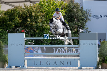 2024-09-01 - Kyle Timm on Casino Calvin, Eleventh place, during the first round of the Longines Global Champions Tour - HORSE RIDING LONGINES GLOBAL CHAMPIONS TOUR ROME 2024 - INTERNATIONALS - EQUESTRIAN