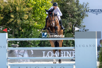 2024-09-01 - Janne Friederike Meyer-Zimmermann on Messi van 't Ruytershof, Third place, during the first round of the Longines Global Champions Tour - HORSE RIDING LONGINES GLOBAL CHAMPIONS TOUR ROME 2024 - INTERNATIONALS - EQUESTRIAN