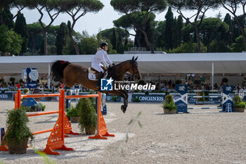 2024-09-01 - Janne Friederike Meyer-Zimmermann on Messi van 't Ruytershof, Third place, during the first round of the Longines Global Champions Tour - HORSE RIDING LONGINES GLOBAL CHAMPIONS TOUR ROME 2024 - INTERNATIONALS - EQUESTRIAN