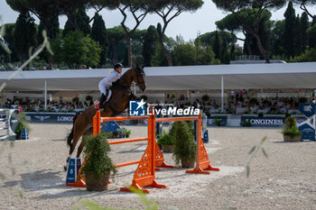 2024-09-01 - Janne Friederike Meyer-Zimmermann on Messi van 't Ruytershof, Third place, during the first round of the Longines Global Champions Tour - HORSE RIDING LONGINES GLOBAL CHAMPIONS TOUR ROME 2024 - INTERNATIONALS - EQUESTRIAN