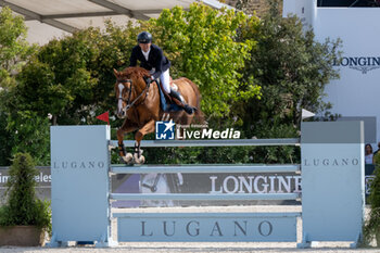 2024-09-01 - Simon Delestre on I Amelusina R 51, Second place, during the first round of the Longines Global Champions Tour - HORSE RIDING LONGINES GLOBAL CHAMPIONS TOUR ROME 2024 - INTERNATIONALS - EQUESTRIAN