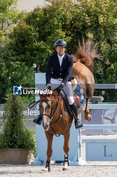 2024-09-01 - Simon Delestre on I Amelusina R 51, Second place, during the first round of the Longines Global Champions Tour - HORSE RIDING LONGINES GLOBAL CHAMPIONS TOUR ROME 2024 - INTERNATIONALS - EQUESTRIAN