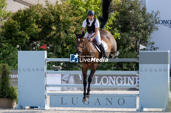 2024-09-01 - Victor Bettendorf on Foxy de la Roque, First place, during the first round of the Longines Global Champions Tour - HORSE RIDING LONGINES GLOBAL CHAMPIONS TOUR ROME 2024 - INTERNATIONALS - EQUESTRIAN